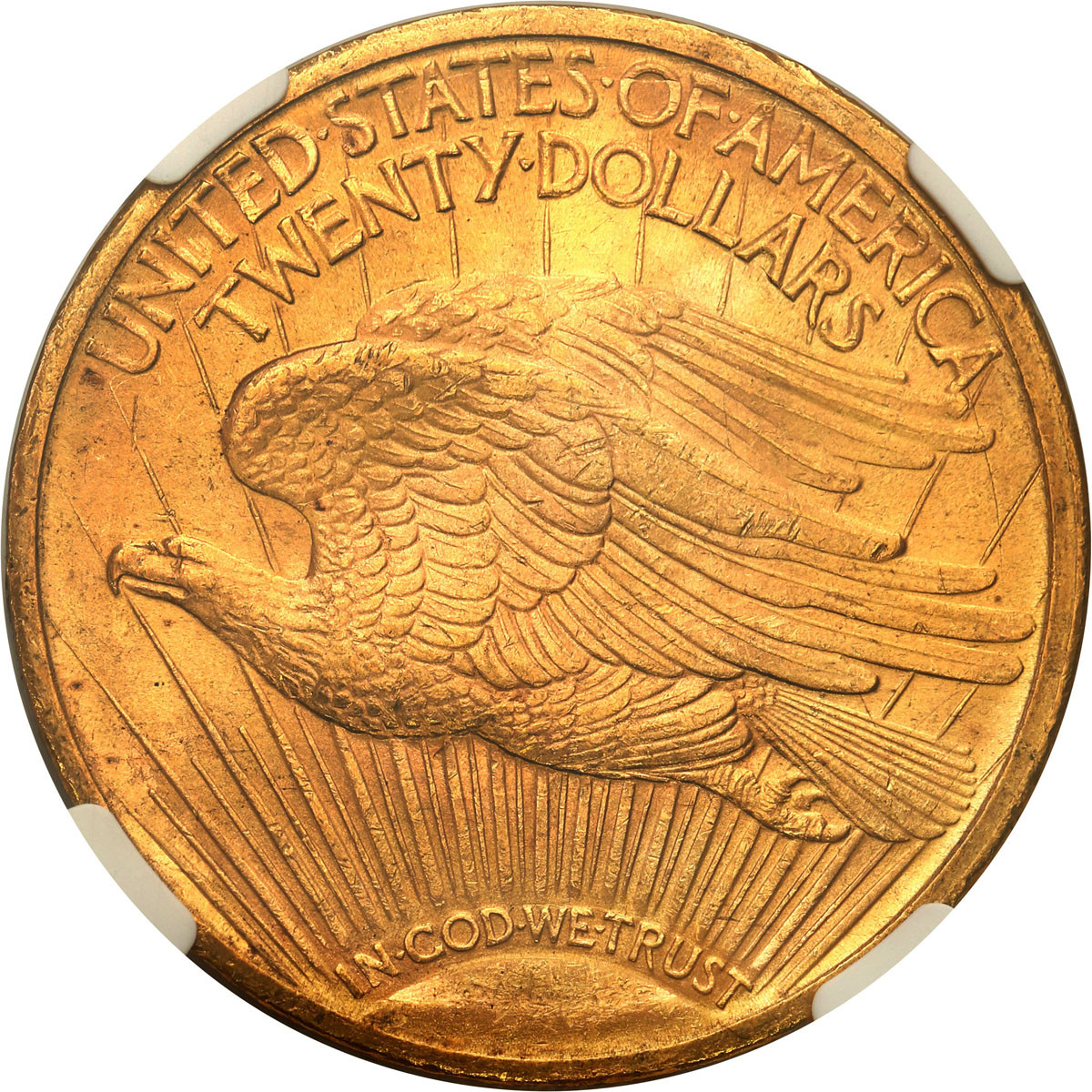 USA. 20 dolarów 1922 Saint Gaudens Filadelfia, NGC MS64 - WYŚMIENITE